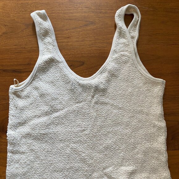 Enza Costa Slub Sweater Knit Tank in size M - Picture 3 of 3